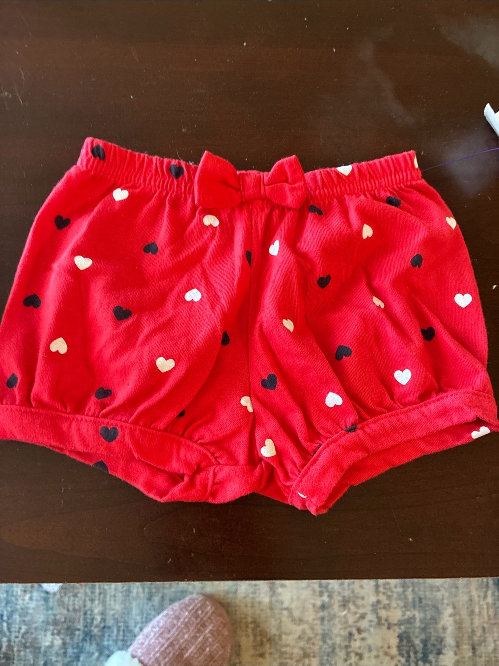 Garanimals Red Heart Print Baby Shorts